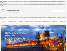 Tablet Screenshot of e-superintendent.com